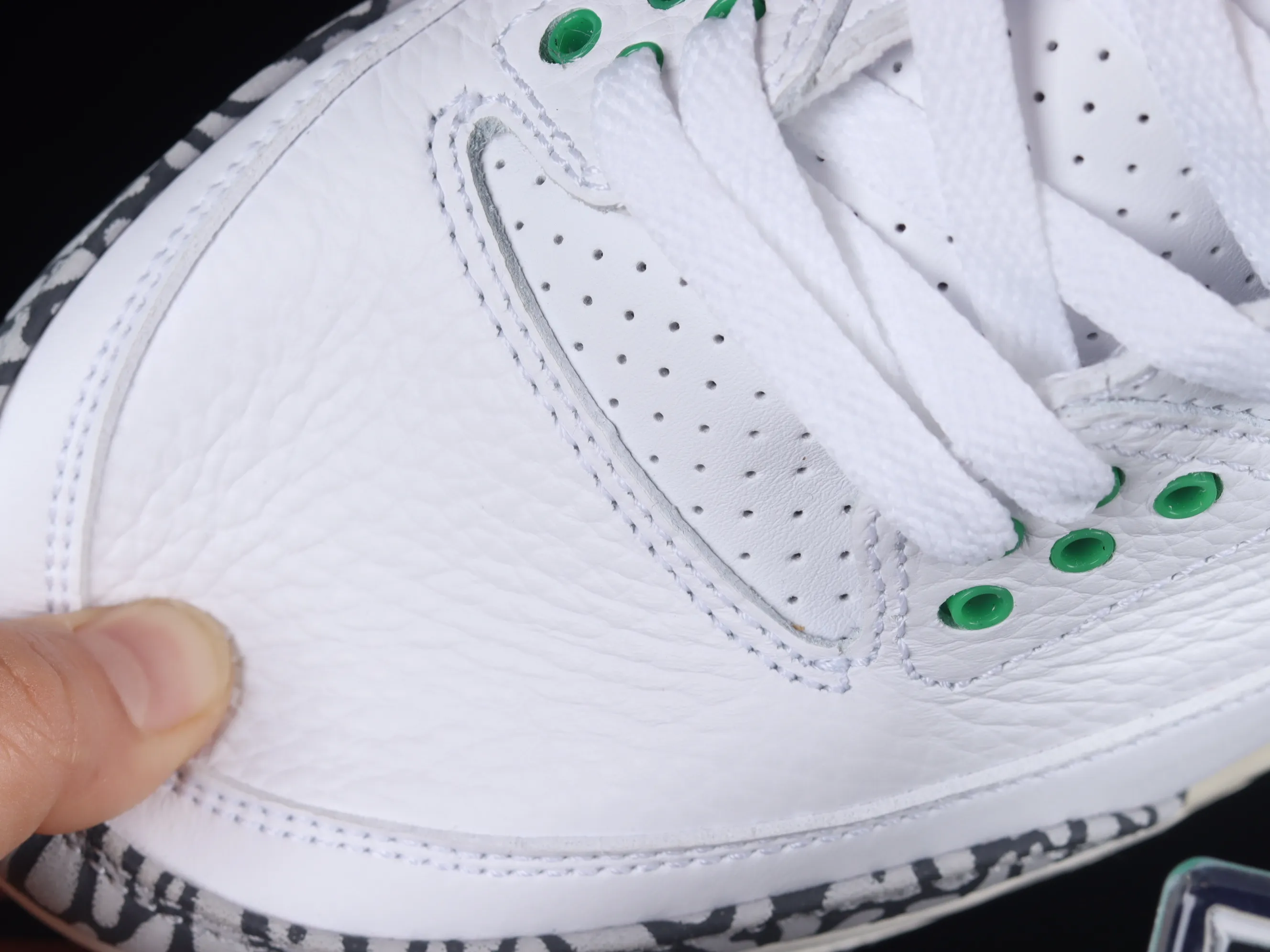 All categories Air Jordan Jordan series basketball shoes Air Jordan 3 Air Jordan 3 Retro "Lucky Green" AJ3 Joe 3 white green cement CK9246-136